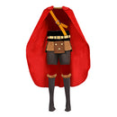 Cosplay Costume Luffy Elbaph Fullset Red Men Halloween Carnival Party Outfits