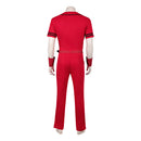 Cosplay Costume Luffy One Piece Season 2 Top Pants Set Red Men Halloween Carnival Party Outfits