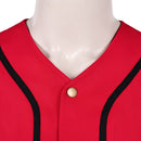 Cosplay Costume Luffy One Piece Season 2 Top Pants Set Red Men Halloween Carnival Party Outfits