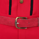 Cosplay Costume Luffy One Piece Season 2 Top Pants Set Red Men Halloween Carnival Party Outfits