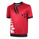 Cosplay Costume Luffy Season 2 T-shirt Red Men Halloween Carnival Party Outfits