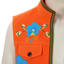 Cosplay Costume Luis Madrigal Wicked Wonderland Vest Jacket Yellow Halloween Carnival Party Outfits