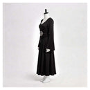 Cosplay Costume Lydia Beetlejuice Goth Dress Budget Friendly Black Women Halloween Carnival Party Outfits