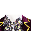 Cosplay Costume Mad Hatter Fullset Budget Friendly Purple Men Halloween Carnival Party Outfits