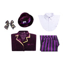 Cosplay Costume Mad Hatter Fullset Budget Friendly Purple Men Halloween Carnival Party Outfits