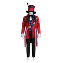 Cosplay Costume Mad Hatter Fullset Budget Friendly Red Men Halloween Carnival Party Outfits