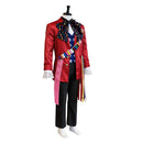 Cosplay Costume Mad Hatter Fullset Budget Friendly Red Men Halloween Carnival Party Outfits