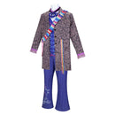 Cosplay Costume Mad Hatter Theater Version Fullset Blue Men Halloween Carnival Party Outfit
