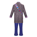 Cosplay Costume Mad Hatter Theater Version Fullset Blue Men Halloween Carnival Party Outfit