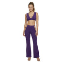 Cosplay Costume Maddy Euphoria Top Pants Casual Purple Women Halloween Carnival Party Outfits