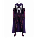 Cosplay Costume Magneto Max Eisenhardt Jumpsuit Cloak Set Purple Halloween Carnival Party Outfits