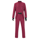 Cosplay Costume Magneto Uniform Cloak Set Red Men Halloween Carnival Party Outfits