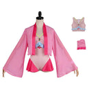 Cosplay Costume Maomao The Apothecary Diaries Swimsuit 2Pcs Pink Women Halloween Carnival Party Outfits
