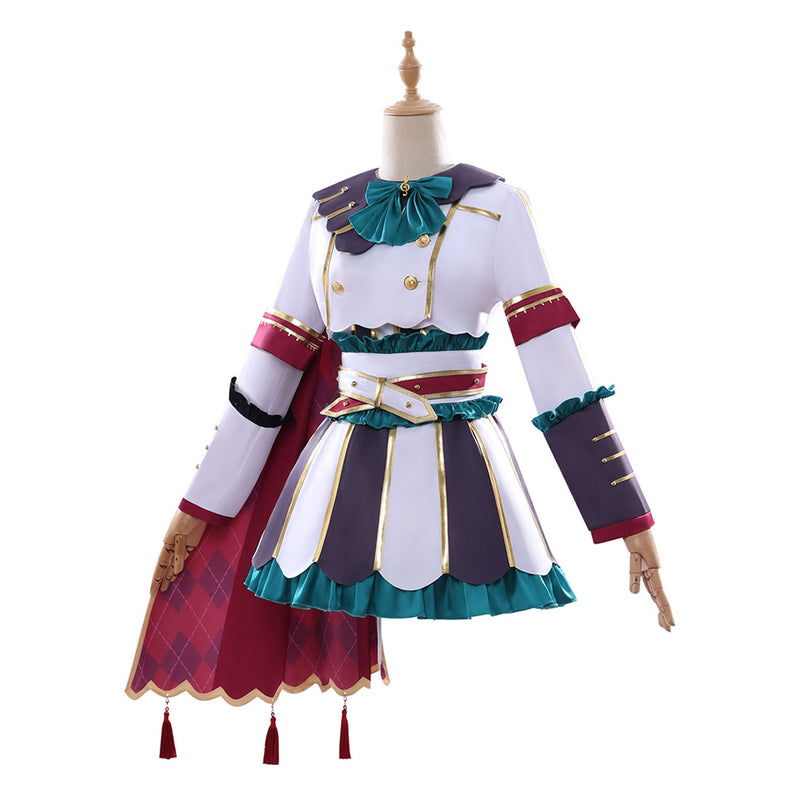 Cosplay Costume Marche Lorraine Cloak Uniform Set Blue Women Halloween ...