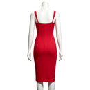 Cosplay Costume Margaret Disclosure Day Slim Dress Red Women Halloween Carnival Party Outfits