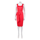 Cosplay Costume Margaret Fairchild Disclosure Day (2026) Dress Gown Red Women Halloween Carnival Party Outfits