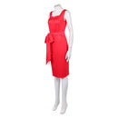 Cosplay Costume Margaret Fairchild Disclosure Day (2026) Dress Gown Red Women Halloween Carnival Party Outfits