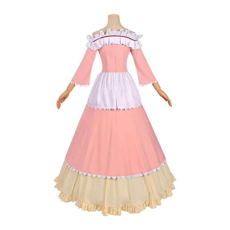 pink halloween dress Cosplay Costume Maria Annovazzi Always a Catch! Gown Set Pink Women Halloween Carnival Party Outfits