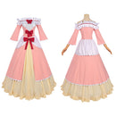 Cosplay Costume Maria Annovazzi Always a Catch! Gown Set Pink Women Halloween Carnival Party Outfits