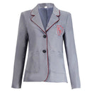 Cosplay Costume Matilda School Uniform Suit Coat Gray Women Halloween Carnival Party Outfits