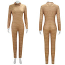 Cosplay Costume Melancholy Hill The Gaslight District Jumpsuit Beige Women Halloween Carnival Party Outfits