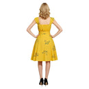 Cosplay Costume Mia La La Land (2016) Dress Yellow Women Halloween Carnival Party Outfits