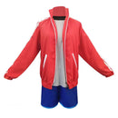 Cosplay Costume Michiru Kagemori Brand New Animal Jacket Pants Set Red Women Halloween Carnival Party Outfits