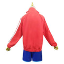 Cosplay Costume Michiru Kagemori Brand New Animal Jacket Pants Set Red Women Halloween Carnival Party Outfits