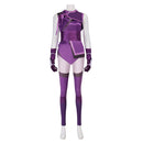 Cosplay Costume Mileena Mortal Kombat 11 Sexy Jumpsuit Purple Women Halloween Carnival Party Outfits