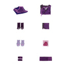 Cosplay Costume Mileena Mortal Kombat 11 Sexy Jumpsuit Purple Women Halloween Carnival Party Outfits