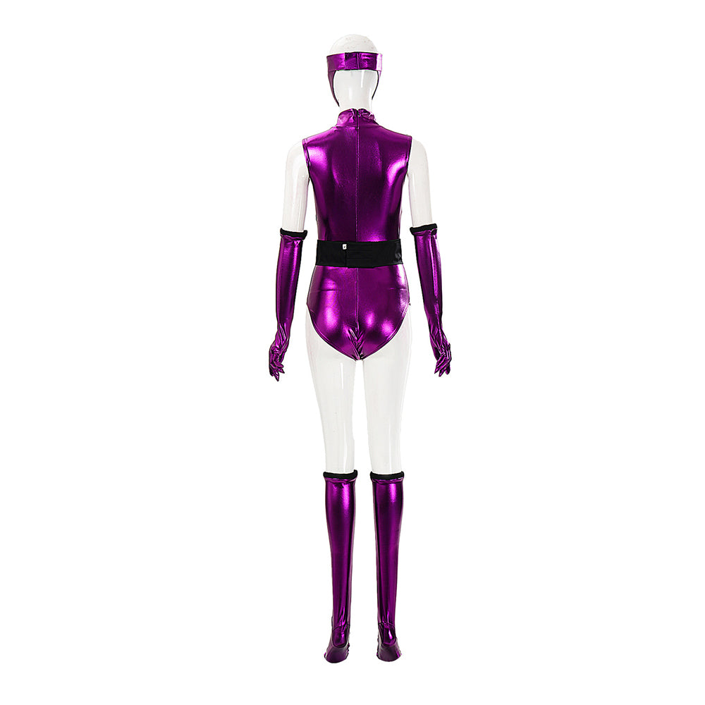 ミラーマン コスプレコスチューム Cosplay Costume Mileena Mortal Kombat 1992 Jumpsuit Set Women