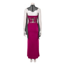 Cosplay Costume Mileena Mortal Kombat 2 (2026) Gown Dress Purple Women Halloween Carnival Party Outfits