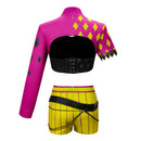 Cosplay Costume MiNA Dead by Daylight Top Pants Purple Women Halloween Carnival Party Outfits
