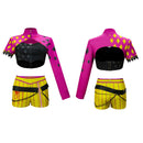 Cosplay Costume MiNA Dead by Daylight Top Pants Purple Women Halloween Carnival Party Outfits