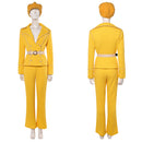 Cosplay Costume Miss Valentine Mikita Season 2 Suit Set Yellow Women Halloween Carnival Party Outfits