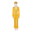 Cosplay Costume Miss Valentine Mikita Season 2 Suit Set Yellow Women Halloween Carnival Party Outfits
