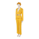 Cosplay Costume Miss Valentine Mikita Season 2 Suit Set Yellow Women Halloween Carnival Party Outfits
