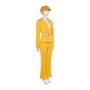 Cosplay Costume Miss Valentine Mikita Season 2 Suit Set Yellow Women Halloween Carnival Party Outfits