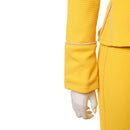 Cosplay Costume Miss Valentine Mikita Season 2 Suit Set Yellow Women Halloween Carnival Party Outfits