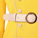 Cosplay Costume Miss Valentine Mikita Season 2 Suit Set Yellow Women Halloween Carnival Party Outfits