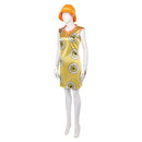 Cosplay Costume Miss Valentine Season 2 Printed Dress Hat Set Women Halloween Carnival Party Outfits