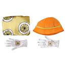 Cosplay Costume Miss Valentine Season 2 Printed Dress Hat Set Women Halloween Carnival Party Outfits