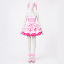 Cosplay Costume Mizi Zombie Stage (2026) R1 Stage Dress Set Pink Women Halloween Carnival Party Outfits