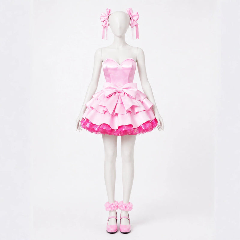 Cosplay Costume Mizi Zombie Stage (2026) R1 Stage Dress Set Pink Women ...