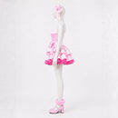 Cosplay Costume Mizi Zombie Stage (2026) R1 Stage Dress Set Pink Women Halloween Carnival Party Outfits