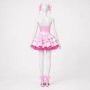 Cosplay Costume Mizi Zombie Stage (2026) R1 Stage Dress Set Pink Women Halloween Carnival Party Outfits