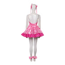 Cosplay Costume Mizi Zombie Stage Budget Friendly Skirt Set Pink Women Halloween Carnival Party Outfits