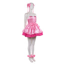 Cosplay Costume Mizi Zombie Stage Budget Friendly Skirt Set Pink Women Halloween Carnival Party Outfits