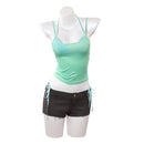Cosplay Costume Mizi Zombie Stage R1 Sexy Top Pants Green Women Halloween Carnival Party Outfits