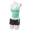 Cosplay Costume Mizi Zombie Stage R1 Sexy Top Pants Green Women Halloween Carnival Party Outfits